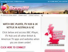 Tablet Screenshot of pommytv.com
